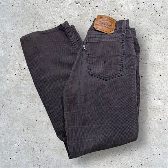Levi's Denim - Vintage Levi’s 517 Boot Cut Gray Corduroy Jeans Juniors 7 JR Western Casual